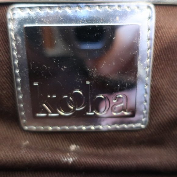 Womens Kooba Silver Chain Strap Leather Clutch Handbag * - Picture 11 of 16